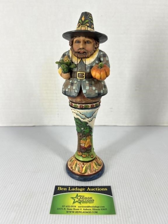 Jim Shore Heart Wood Creek Pilgrim Nutcracker