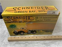 First Gear Schneider KB-10 IH tractor trailer,1/34