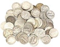 $5.20 Face Value 90% Silver U.S. Dimes