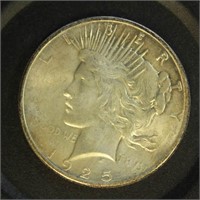 US Coins 1925 Peace Dollar, circulated