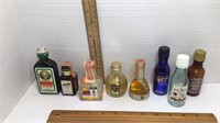 8 mini liquor bottles * Mezcal Gusano Grande The