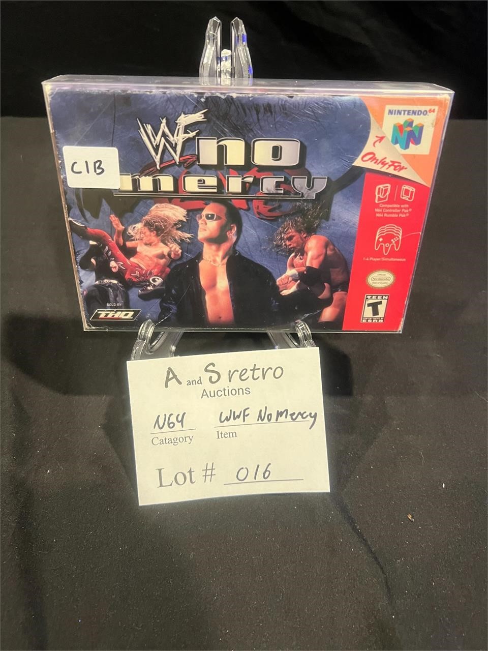 WWF No Mercy CIB Nintendo 64