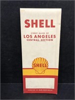ORIGINAL 1960 SHELL MAP OF LOS ANGELES CENTRAL SEC