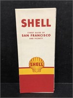 ORIGINAL 1957 SHELL MAP OF SAN FRANCISCO