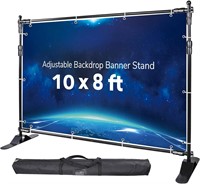 WinSpin 10x8ft Event Backdrop Stand with Bag