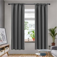 42 x 72  2 PCS 42W x 72L Deconovo Grey Blackout Cu