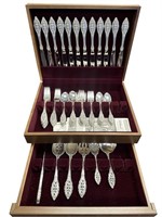 ONEIDA-HEIRLOOM STERLING SILVER FLATWARE SET