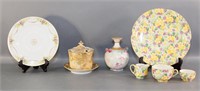 Chintzware Set and Miscellaneous China Pieces