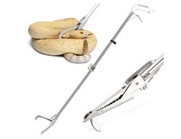 GYORGKSHI 47in Extra Heavy Duty Snake Tongs