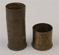 Pair 37mm Shell Casing's