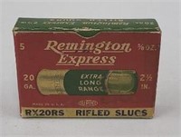 Remington Express Rifled Slugs 20ga 2 1/2" Full