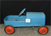Vintage Blue Peddle car