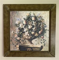LARGE FLORAL WALL HANGING
