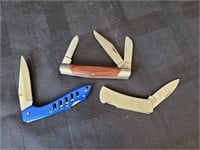 Three Vintage Pocket Knives  (Lot 1)