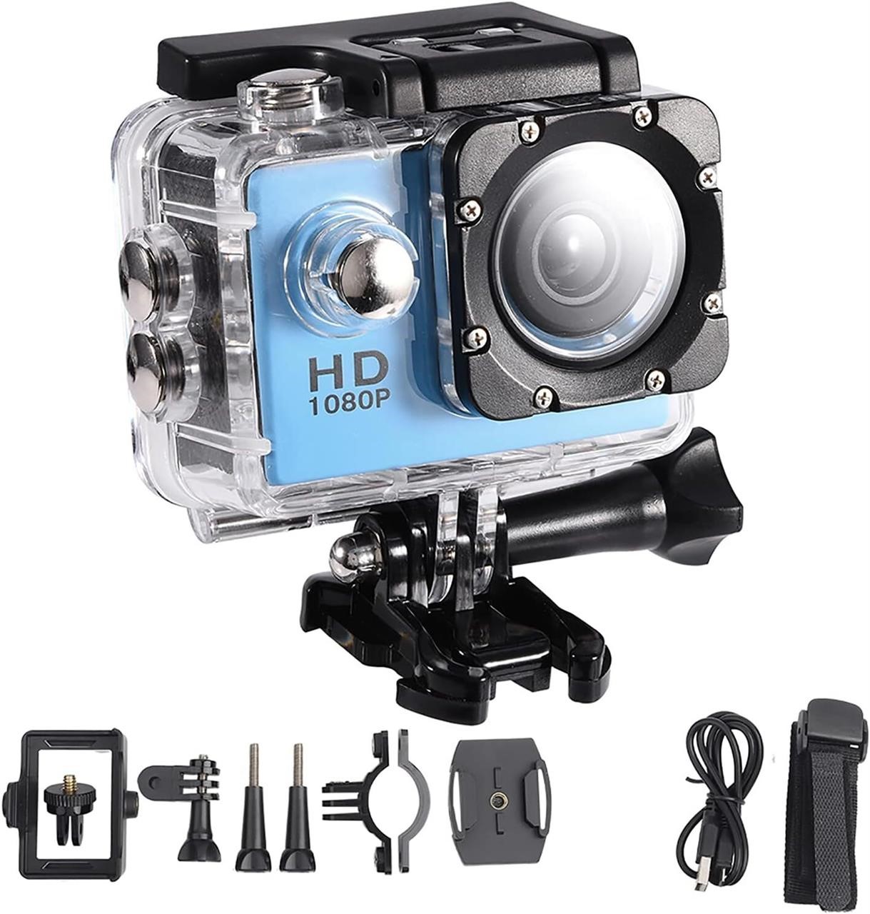 DV Waterproof Outdoor Mini Camcorder (Blue)