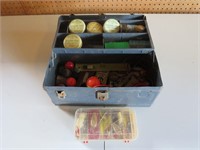 Vintage Tackle Box with Contents