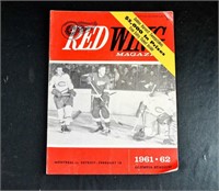 1962 DETROIT RED WINGS CANADIENS Game Program