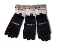 3 Pair Of Work Gloves Men Hardy Brand