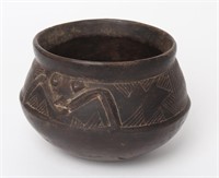 Pre-Columbian Black Ware Bowl, Chimu 900-1470 CE
