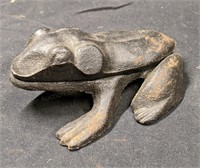 Early 3 1/2" Cast Iron Frog Ash Tray