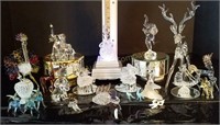 Glass & Crystal Figurines and Music Boxes