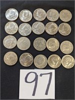 20- 1971 Half Dollars