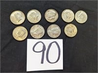 9- 1968  Half Dollars