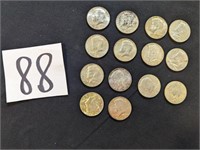 14- 1967  Half Dollars