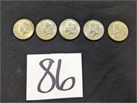 5- 1965  Half Dollars
