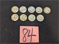 9- 1964  Half Dollars