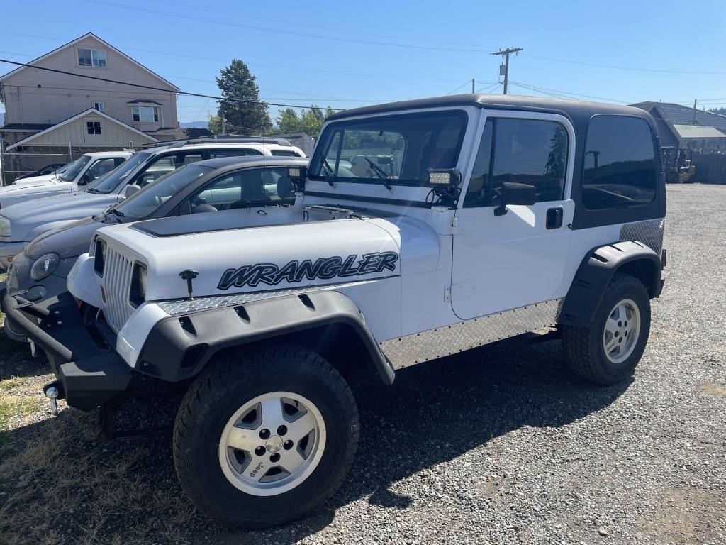 1992 Jeep Wrangler Hard Top | Bellingham Public Auto Auction, LLC