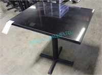 12X,BLACK MARBLE 24"x 30",TOP TABLES CAST BASES