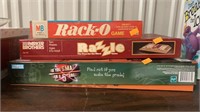 3 games Rack-o, razz or & Are You Smarter Than A
