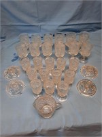 Wexford (2)Sets of 12 Juice Glasses and Cordials