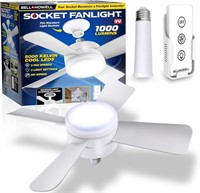 Original Plug in Fan – Cool LED Light – Ceiling