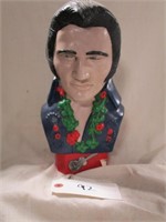 11" Ceramic Elvis bust