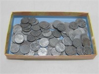 100 WWII Zinc Cents
