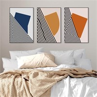 Simple Abstract Wall Art  20 "X 28" X 3 pieces