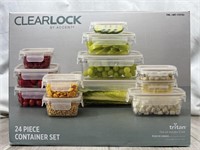 Clearlock 24 Piece Container Set