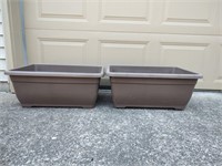 2 Large Planter Boxes