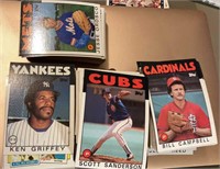 Starter Cards for 1986 Topps Baseball