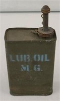 Military Machine Gun Lube Oil Tin Can