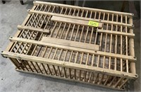 wood chicken crate