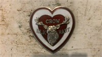 Crow Elk Hart Reproduction Car Emblem