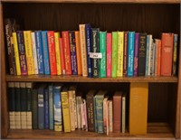 2 Shelves of Books on Bookcase - Case Not Included