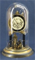 SCHATZ Brass Anniversary Clock- Made in Germany