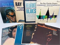 8 Blues Records - Ray Charles, Nancy Wilson,etc.