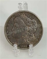 1890 US Morgan Silver Dollar P