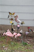 OUTSIDE DÉCOR: FLAMINGOS, BIRDS