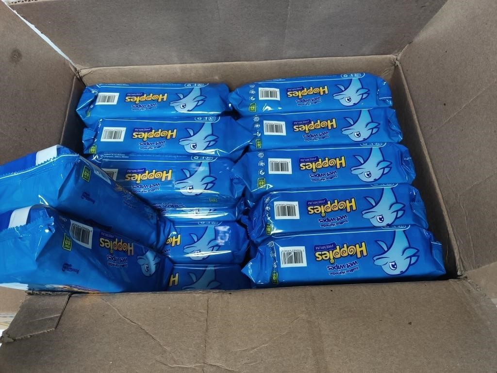 20 packs of  wet wipes